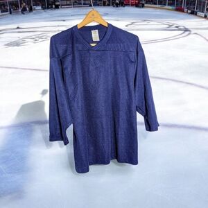 Men's Blue Hockey Practice Jersey Sz L /XL By Kamazu